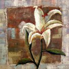 Flower 24x24 in. stretched Oil Painting Canvas Art Wall Decor modern011