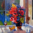 Still life flower 24x24 in. stretched Oil Painting Canvas Art Wall Decor modern102 Still life flower 24x24 in. stretched Oil Painting Canvas Art Wall Decor modern102