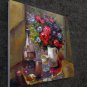 Still life flower 24x24 in. stretched Oil Painting Canvas Art Wall Decor modern103