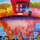 Skate 20x28 in. stretched Oil Painting Canvas Art Wall Decor modern001