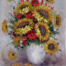 Flower 20x28 in. stretched Oil Painting Canvas Art Wall Decor modern02D