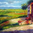 Country and house 20x28 in. stretched Oil Painting Canvas Art Wall Decor modern001 Country and house 20x28 in. stretched Oil Painting Canvas Art Wall Decor modern001