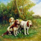 Dog 20x24 in. stretched Oil Painting Canvas Art Wall Decor modern102