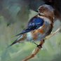 Snowscape 20x24 in. stretched Oil Painting Canvas Art Wall Decor modern501