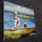 play at the beach 20x24 in. stretched Oil Painting Canvas Art Wall Decor modern204