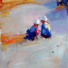 play at the beach 20x24 in. stretched Oil Painting Canvas Art Wall Decor modern215 play at the beach 20x24 in. stretched Oil Painting Canvas Art Wall Decor modern215