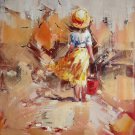 play at the beach 20x24 in. stretched Oil Painting Canvas Art Wall Decor modern230 play at the beach 20x24 in. stretched Oil Painting Canvas Art Wall Decor modern230