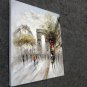 Paris 20x24 in. stretched Oil Painting Canvas Art Wall Decor modern419