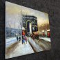 Paris 20x24 in. stretched Oil Painting Canvas Art Wall Decor modern420