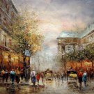 Paris 20x24 in. stretched Oil Painting Canvas Art Wall Decor modern433