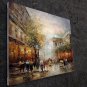 Paris 20x24 in. stretched Oil Painting Canvas Art Wall Decor modern433