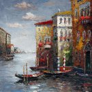 Venice 20x24 in. stretched Oil Painting Canvas Art Wall Decor modern007