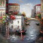 Venice 20x24 in. stretched Oil Painting Canvas Art Wall Decor modern019