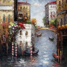 Venice 20x24 in. stretched Oil Painting Canvas Art Wall Decor modern025