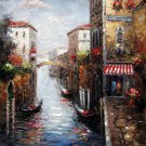 Venice 20x24 in. stretched Oil Painting Canvas Art Wall Decor modern027