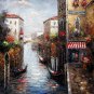 Venice 20x24 in. stretched Oil Painting Canvas Art Wall Decor modern027