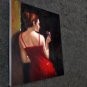 Drinking 20x24 in. stretched Oil Painting Canvas Art Wall Decor modern004
