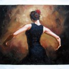 Fiery dance 20x24 in. stretched Oil Painting Canvas Art Wall Decor modern113