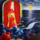 Mystery 20x24 in. stretched Oil Painting Canvas Art Wall Decor modern011