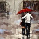 Umbrella 20x24 in. stretched Oil Painting Canvas Art Wall Decor modern016
