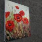 Red Flower 20x24 in. stretched Oil Painting Canvas Art Wall Decor modern101