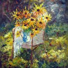 Vase Flower 20x24 in. stretched Oil Painting Canvas Art Wall Decor modern204
