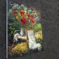 Vase Flower 20x24 in. stretched Oil Painting Canvas Art Wall Decor modern207