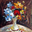 Vase Flower 20x24 in. stretched Oil Painting Canvas Art Wall Decor modern211