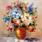 Vase Flower 20x24 in. stretched Oil Painting Canvas Art Wall Decor modern214