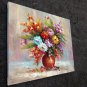 Vase Flower 20x24 in. stretched Oil Painting Canvas Art Wall Decor modern221