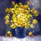 Vase Flower 20x24 in. stretched Oil Painting Canvas Art Wall Decor modern226