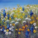 Flowe field 20x24 in. stretched Oil Painting Canvas Art Wall Decor modern203 Flowe field 20x24 in. stretched Oil Painting Canvas Art Wall Decor modern203