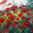 Flowe field 20x24 in. stretched Oil Painting Canvas Art Wall Decor modern204