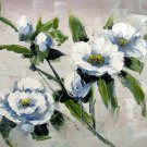 Flowers 20x24 in. stretched Oil Painting Canvas Art Wall Decor modern204