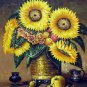 Sunflower 20x24 in. stretched Oil Painting Canvas Art Wall Decor modern002