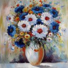 Vase Flower 20x24 in. stretched Oil Painting Canvas Art Wall Decor modern305