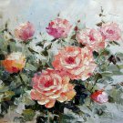 Vase Flower 20x24 in. stretched Oil Painting Canvas Art Wall Decor modern309