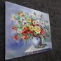 Vase Flower 20x24 in. stretched Oil Painting Canvas Art Wall Decor modern313