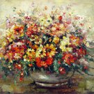 Vase Flower 20x24 in. stretched Oil Painting Canvas Art Wall Decor modern321