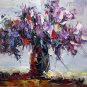 Vase Flower 20x24 in. stretched Oil Painting Canvas Art Wall Decor modern328