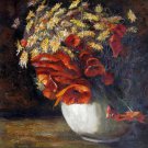 Vase Flower 20x24 in. stretched Oil Painting Canvas Art Wall Decor modern329