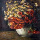 Vase Flower 20x24 in. stretched Oil Painting Canvas Art Wall Decor modern330