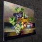 Fruit and china 20x24 in. stretched Oil Painting Canvas Art Wall Decor modern105