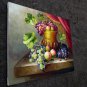 Fruit and china 20x24 in. stretched Oil Painting Canvas Art Wall Decor modern108