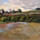 Country 20x24 in. stretched Oil Painting Canvas Art Wall Decor modern603