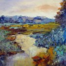 Country 20x24 in. stretched Oil Painting Canvas Art Wall Decor modern605