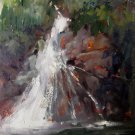 Brook 20x24 in. stretched Oil Painting Canvas Art Wall Decor modern009