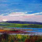 By the river 20x24 in. stretched Oil Painting Canvas Art Wall Decor modern026