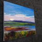 By the river 20x24 in. stretched Oil Painting Canvas Art Wall Decor modern026