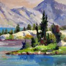 Mountain 20x24 in. stretched Oil Painting Canvas Art Wall Decor modern03D